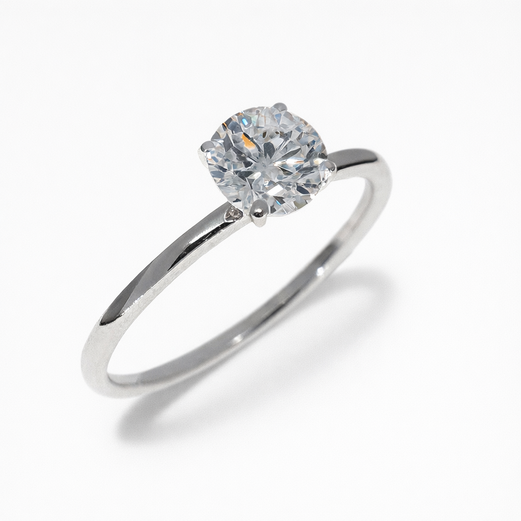 Lab-Grown Solitair ring 0.73 crt